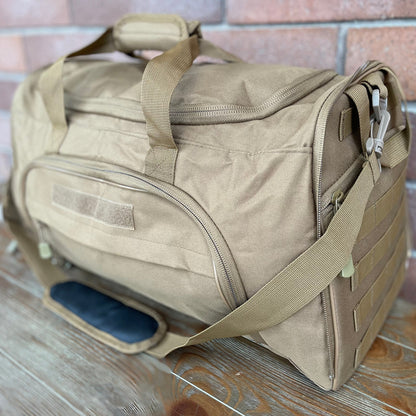 Wolftraders wolfNGo II 2 Locker Room Duffle Bag Coyote Main 